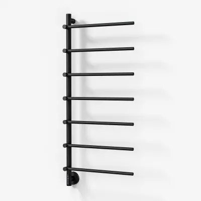 Pulcher® Semplice PS07 -  Electric Towel Warmer, 48 x 110 cm, Matte Black