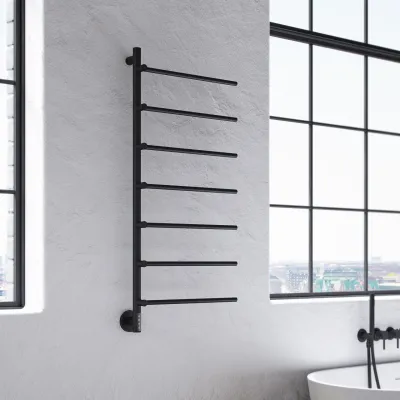 Pulcher® Semplice PS07 -  Electric Towel Warmer, 48 x 110 cm, Matte Black