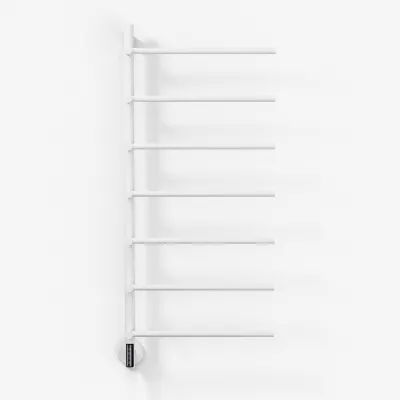 Pulcher® Semplice PS07 - Electric towel warmer, 48 x 110 cm. Matte white