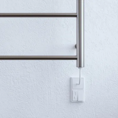 Pulcher Minimalism PM64 - Electric towel warmer, 50 x64h cm, Brushed Stainless Steel