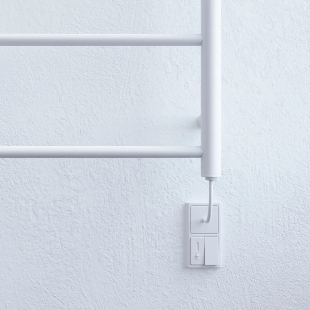 Pulcher Minimalism PM64 - Electric towel warmer, 50 x 64h cm, Matt white