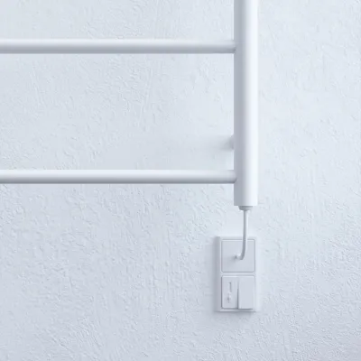 Pulcher Minimalism PM64 - Electric towel warmer, 50 x 64h cm, Matt white