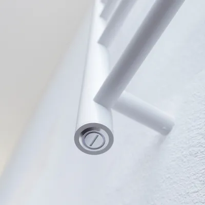 Pulcher Minimalism PM96 - Electric towel warmer, 50 x 96h cm, Matt white