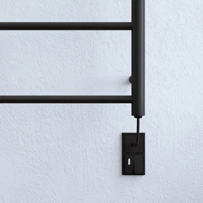 Pulcher Minimalism PM96 - Electric towel warmer, 50 x 96h cm, Matte black