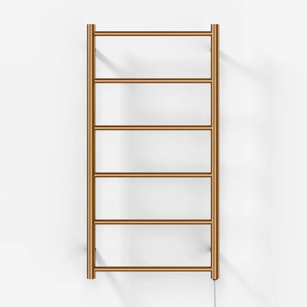 Pulcher Minimalism PM96 - Electric towel warmer, 50 x 96h cm. PVD Brushed Copper