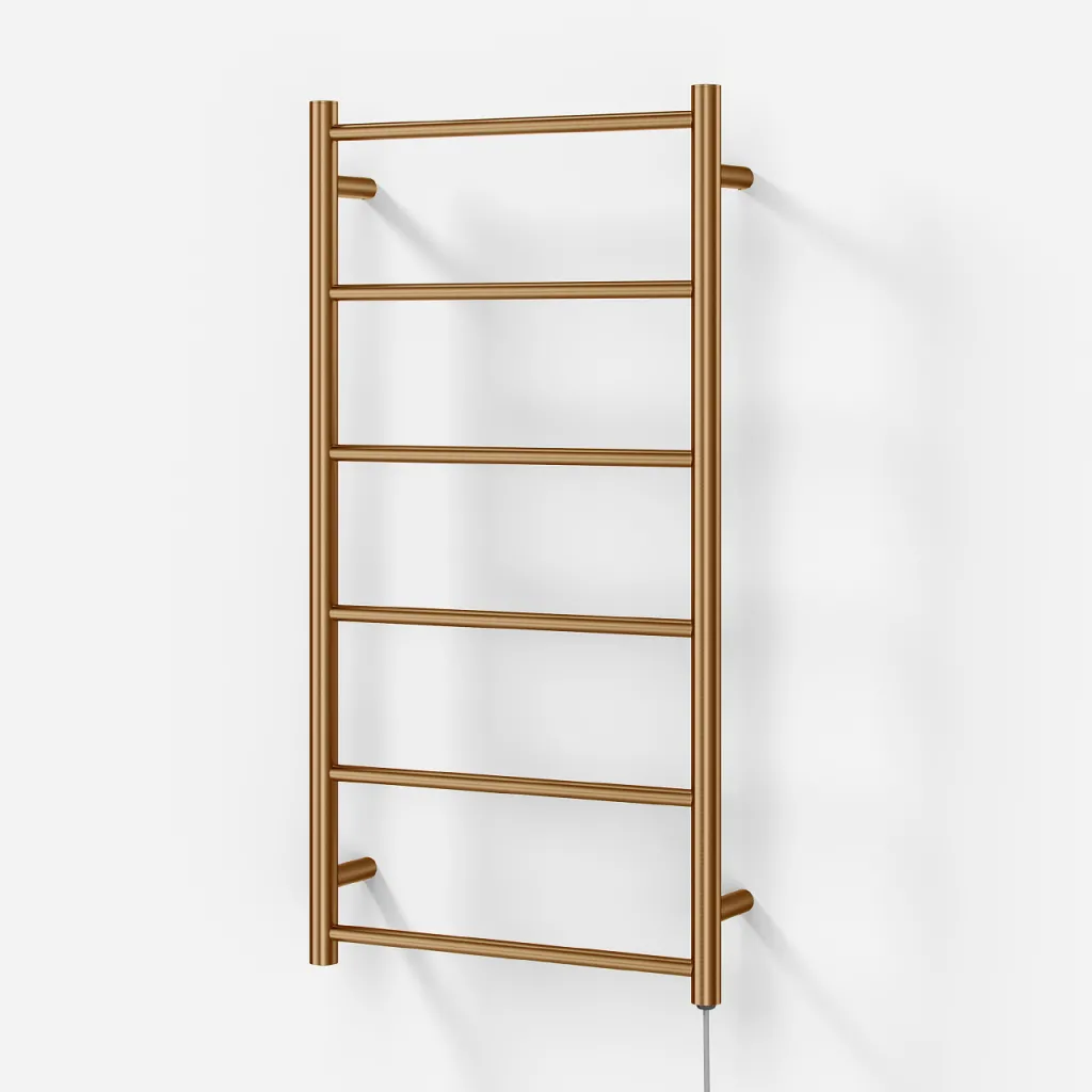 Pulcher Minimalism PM96 - Electric towel warmer, 50 x 96h cm. PVD Brushed Copper