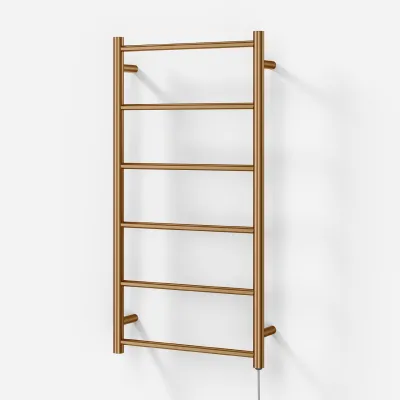 Pulcher Minimalism PM96 - Electric towel warmer, 50 x 96h cm. PVD Brushed Copper