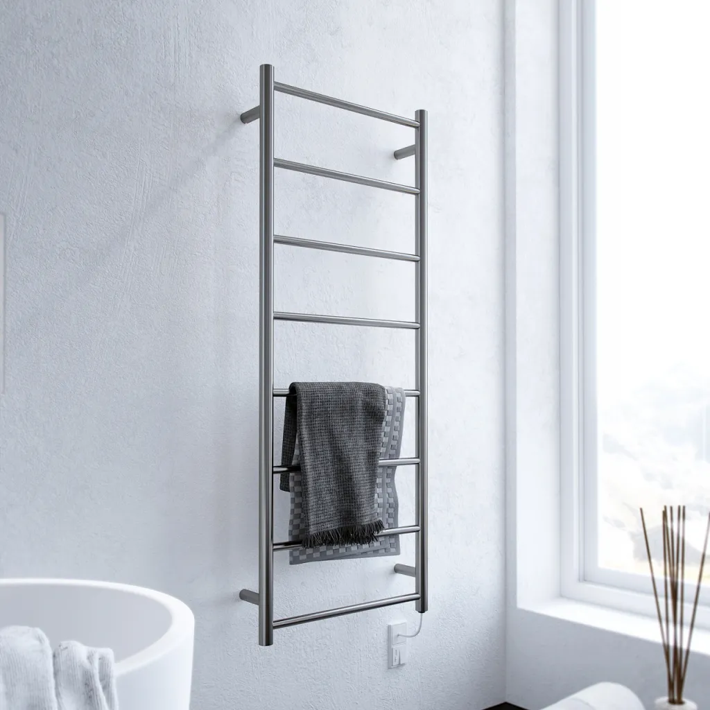 Pulcher Minimalism PM128 - Electric towel warmer, 50 x 128h cm, Brushed Stainless Steel