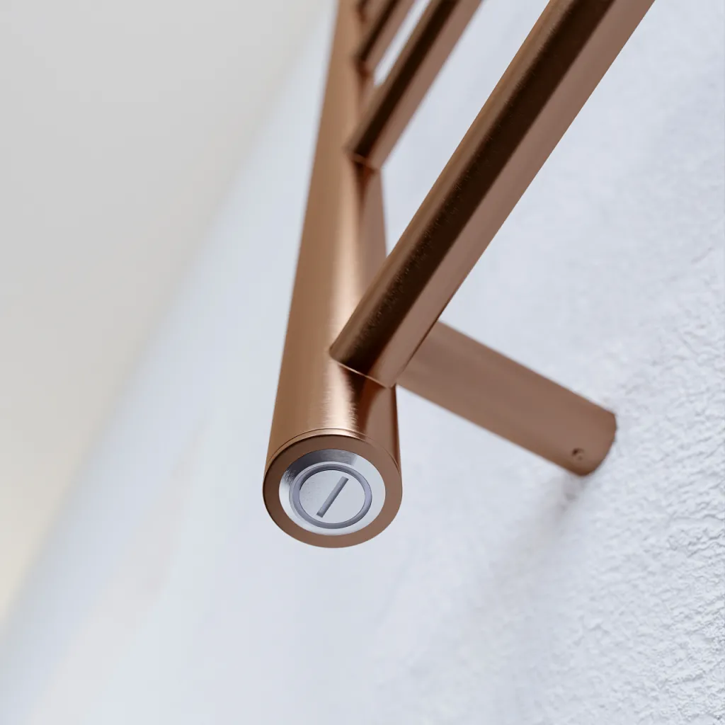 Pulcher Minimalism PM128 - Electric towel warmer, 50 x 128h cm, PVD Brushed Copper
