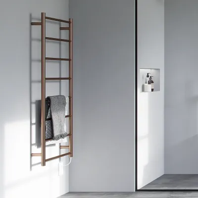 Pulcher Minimalism PM128 - Electric towel warmer, 50 x 128h cm, PVD Brushed Copper