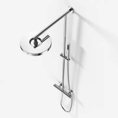 Semplice SRL10 -  Thermostat set, XL Rain DeLuxe Ø24 w/EasyClean, Chrome