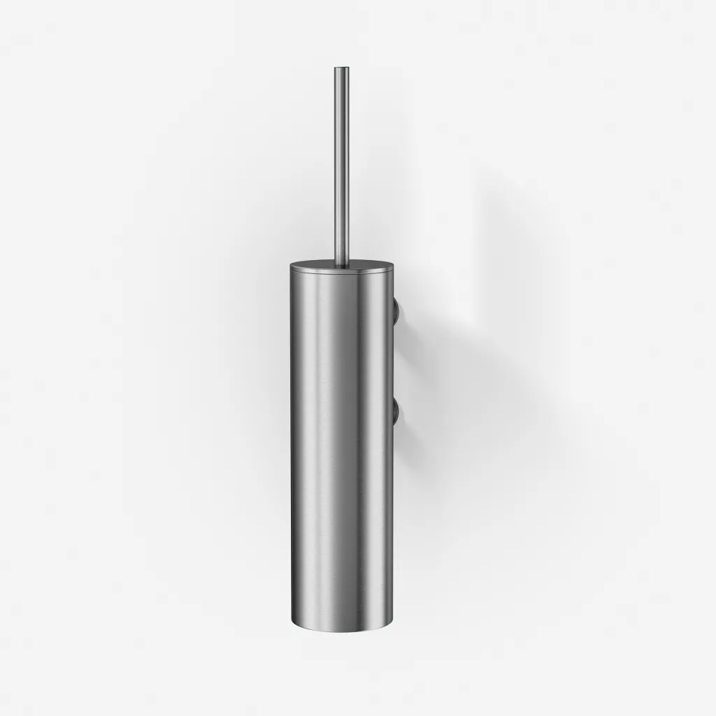Classwell CW33W - Wall Mounted Toilet Brush, Brushed Stainless Steel