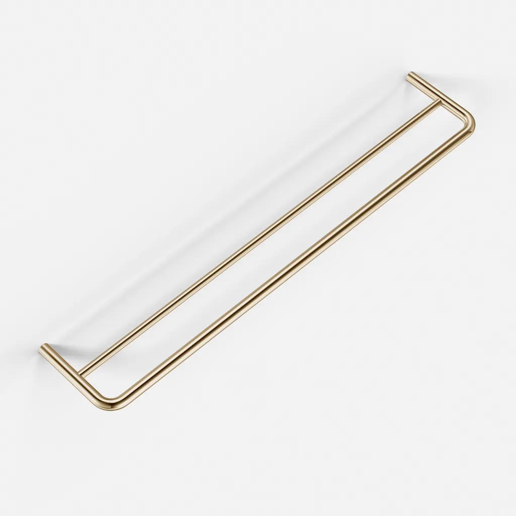 Semplice PS20-60 - Double Towel Rail, Polished Brass Nature