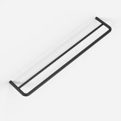 Semplice PS20-60 - Double Towel Rail, Matte Black