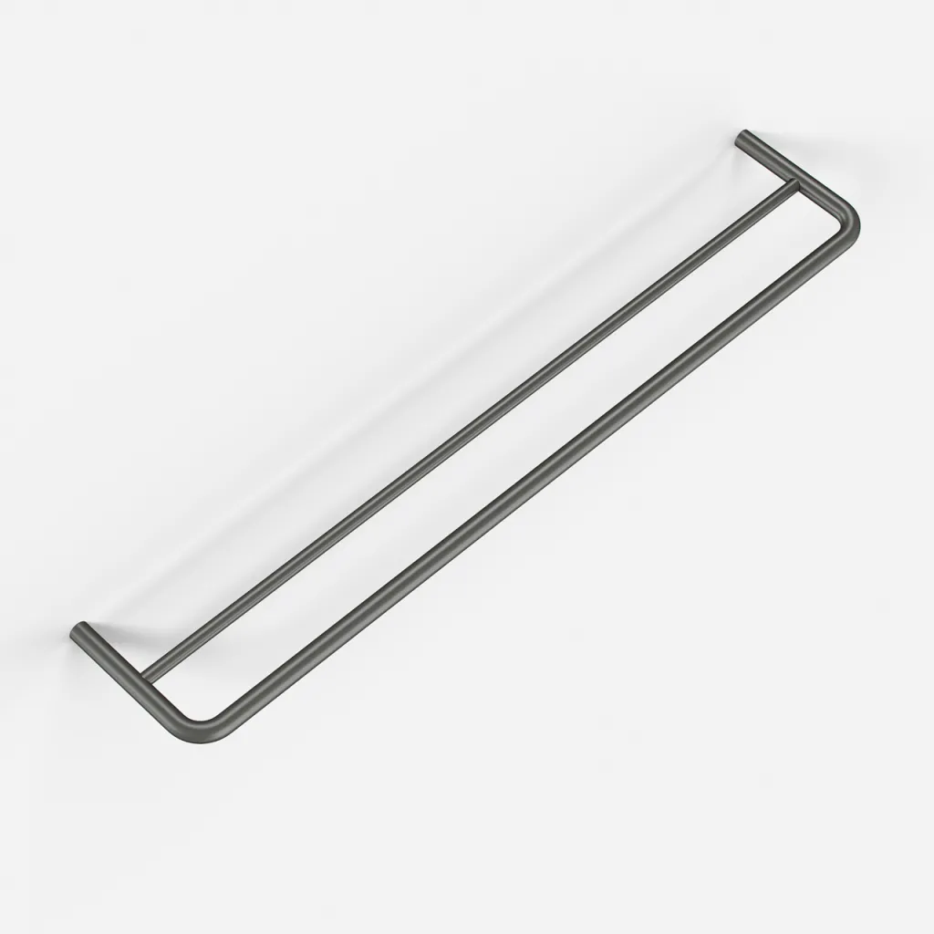 Semplice PS20-60 - Double Towel Bar, PVD Matt Gun Metal