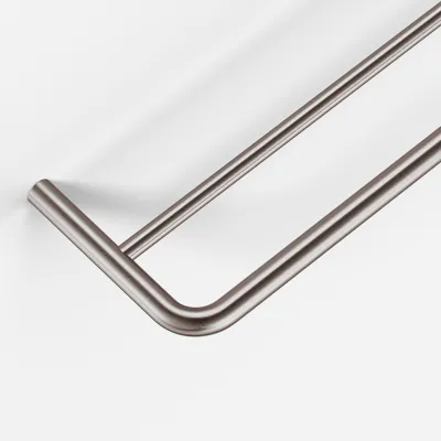 Semplice PS20-80 - Double Towel Rail, PVD Brushed Steel
