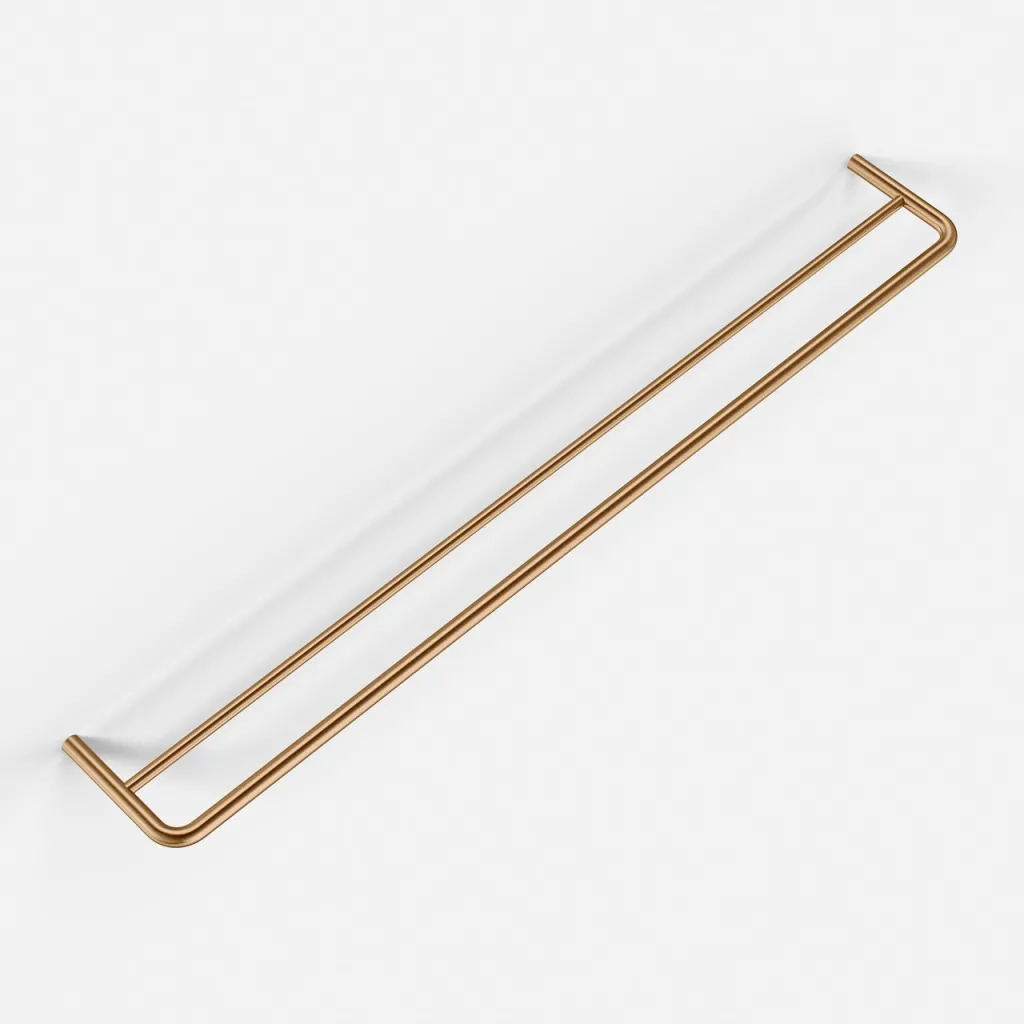 Semplice PS20-80 - Double Towel Rail, PVD Brushed Copper