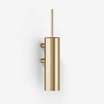 Semplice PS33W - Toilet Brush Wall Mounted, Polished Brass Nature
