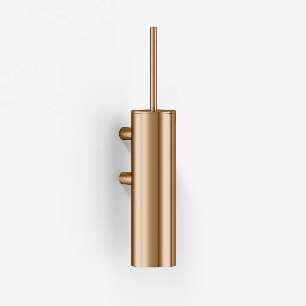 Semplice PS33W - Toilet Brush Wall Mounted, PVD Brushed Copper