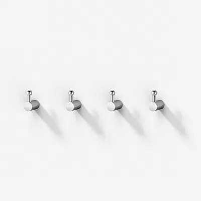 Hassel&Teudt H17 S01 - Towel hook (Set of 4) Chrome