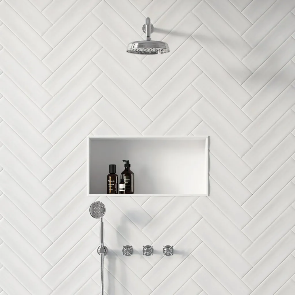 Hassel&Teudt HBR704 S01 - Shower set w/Ø21 cm. Rain DeLuxe w/EasyClean, Wall, Chrome