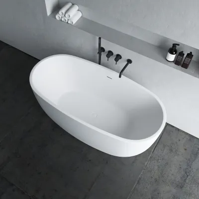 ArkiLife Nomi AN150 - Bathtub 150x72 cm, Matte white
