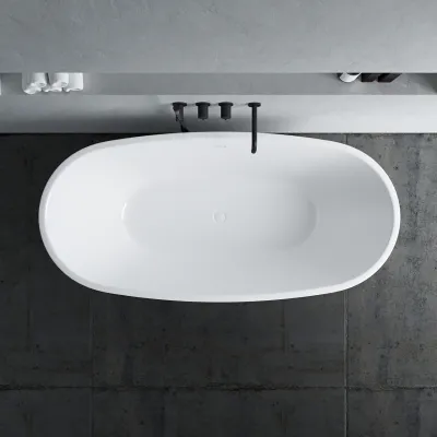 ArkiLife Nomi AN170 - Bathtub 170x80 cm, Glossy White