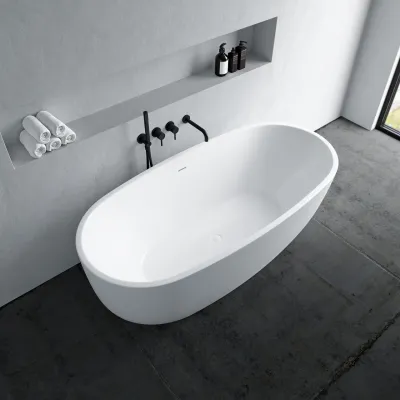 ArkiLife Nomi AN170 - Bathtub 170x80 cm, Glossy White
