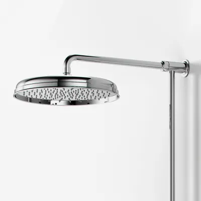 Hassel&Teudt HBT900 S02 - SmartTerm shower rod set w/Ø31 cm. Rain DeLuxe w/EasyClean, Chrome