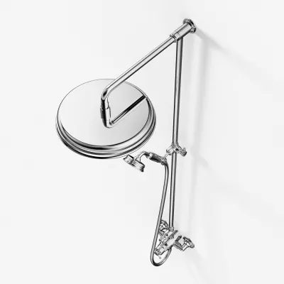 Hassel&Teudt HBT900 S02 - SmartTerm shower rod set w/Ø31 cm. Rain DeLuxe w/EasyClean, Chrome