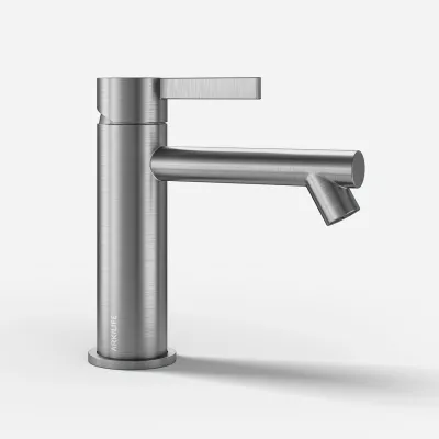 ArkiLife AVAO AA401 - Washbasin armature, Brushed Stainless Steel