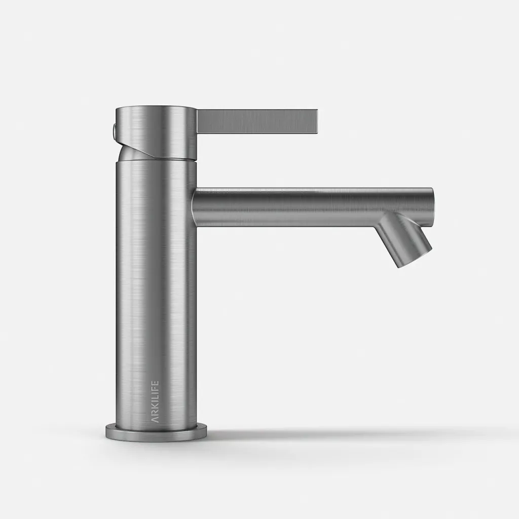 ArkiLife AVAO AA401 - Washbasin armature, Brushed Stainless Steel