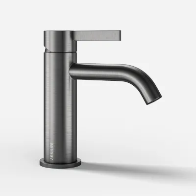 ArkiLife AVAO AA301 - Washbasin faucet, PVD Brushed Gun Metal