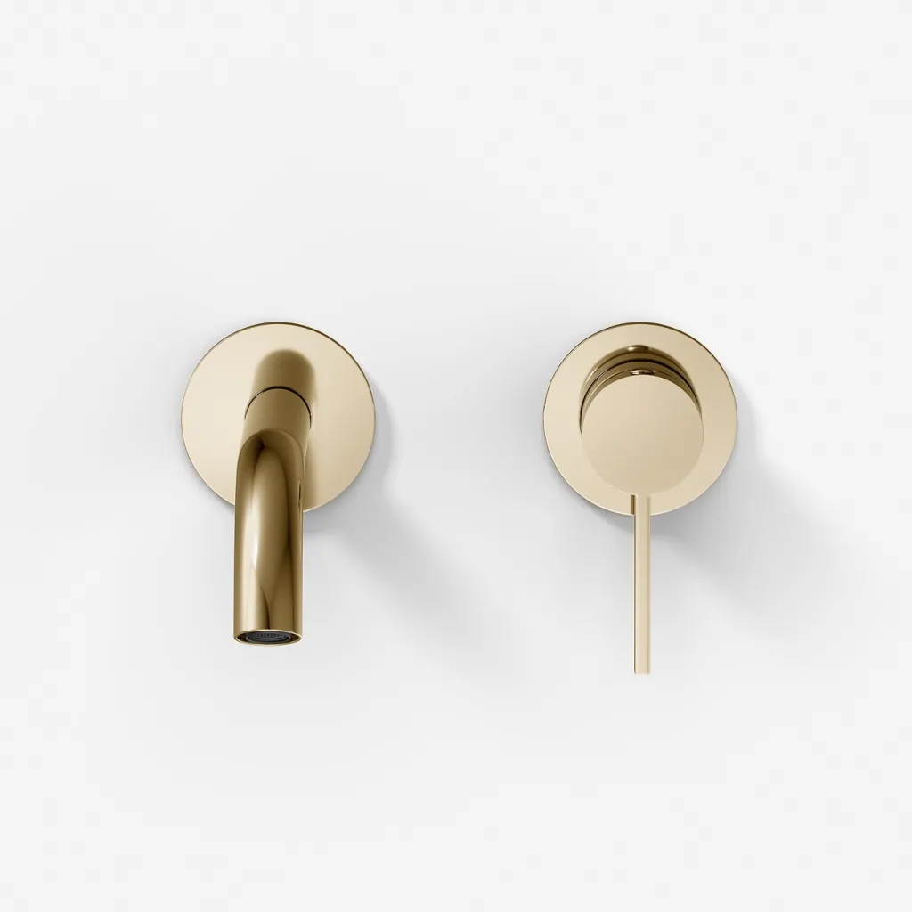 ArkiLife AVAO AA502 - Washbasin faucet w/22 cm spout, PVD Polished Brass