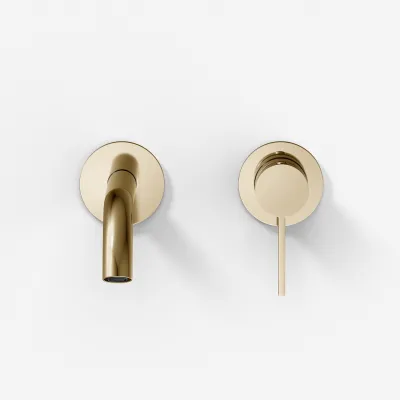 ArkiLife AVAO AA502 - Washbasin faucet w/22 cm spout, PVD Polished Brass