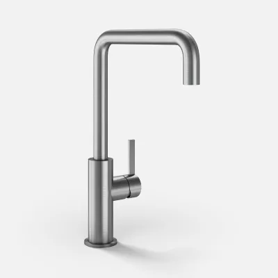 ArkiLife AVAO AAKV101 - Kitchen mixer tap w/22 cm. U-spout, Brushed Stainless Steel