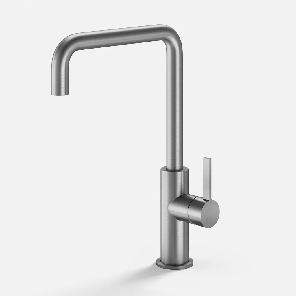 ArkiLife AVAO AAKV101 - Kitchen mixer tap w/22 cm. U-spout, Brushed Stainless Steel