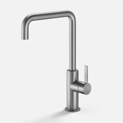 ArkiLife AVAO AAKV101 - Kitchen mixer tap w/22 cm. U-spout, Brushed Stainless Steel
