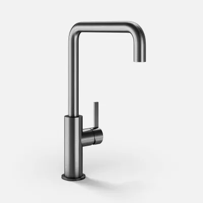 ArkiLife AVAO AAKV101 - Kitchen mixer tap w/22 cm. U-spout, PVD Brushed Gun Metal