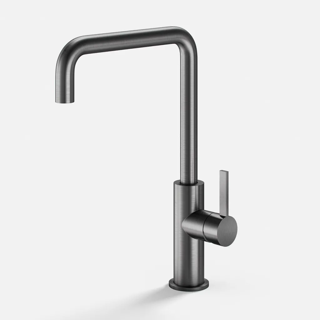 ArkiLife AVAO AAKV101 - Kitchen mixer tap w/22 cm. U-spout, PVD Brushed Gun Metal