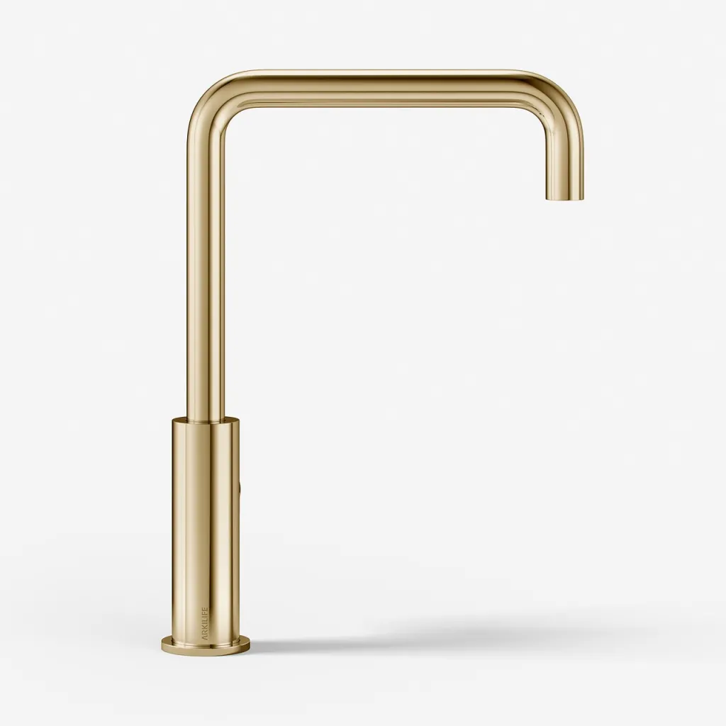 ArkiLife AVAO AAKV101 - Kitchen mixer tap w/22 cm. U-spout, PVD Polished Brass