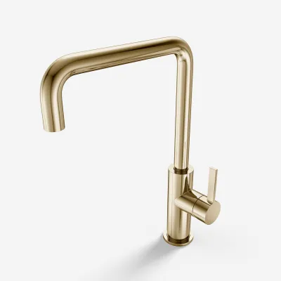 ArkiLife AVAO AAKV101 - Kitchen mixer tap w/22 cm. U-spout, PVD Polished Brass