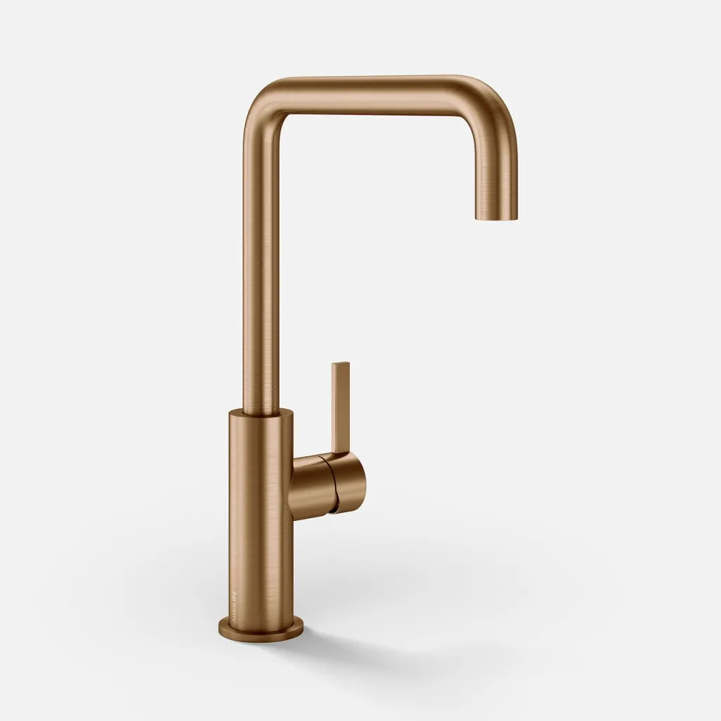 ArkiLife AVAO AAKV101 - Kitchen mixer tap w/22 cm. U-spout, PVD Brushed Copper