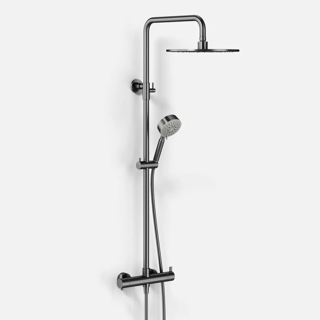 ArkiLife AVAO AABT900 - Thermostat set Ø30 Wellness Rain, PVD Brushed Gunmetal