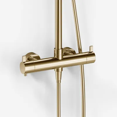 ArkiLife AVAO AABT900 - Thermostat set Ø30 Wellness Rain, PVD Polished Brass