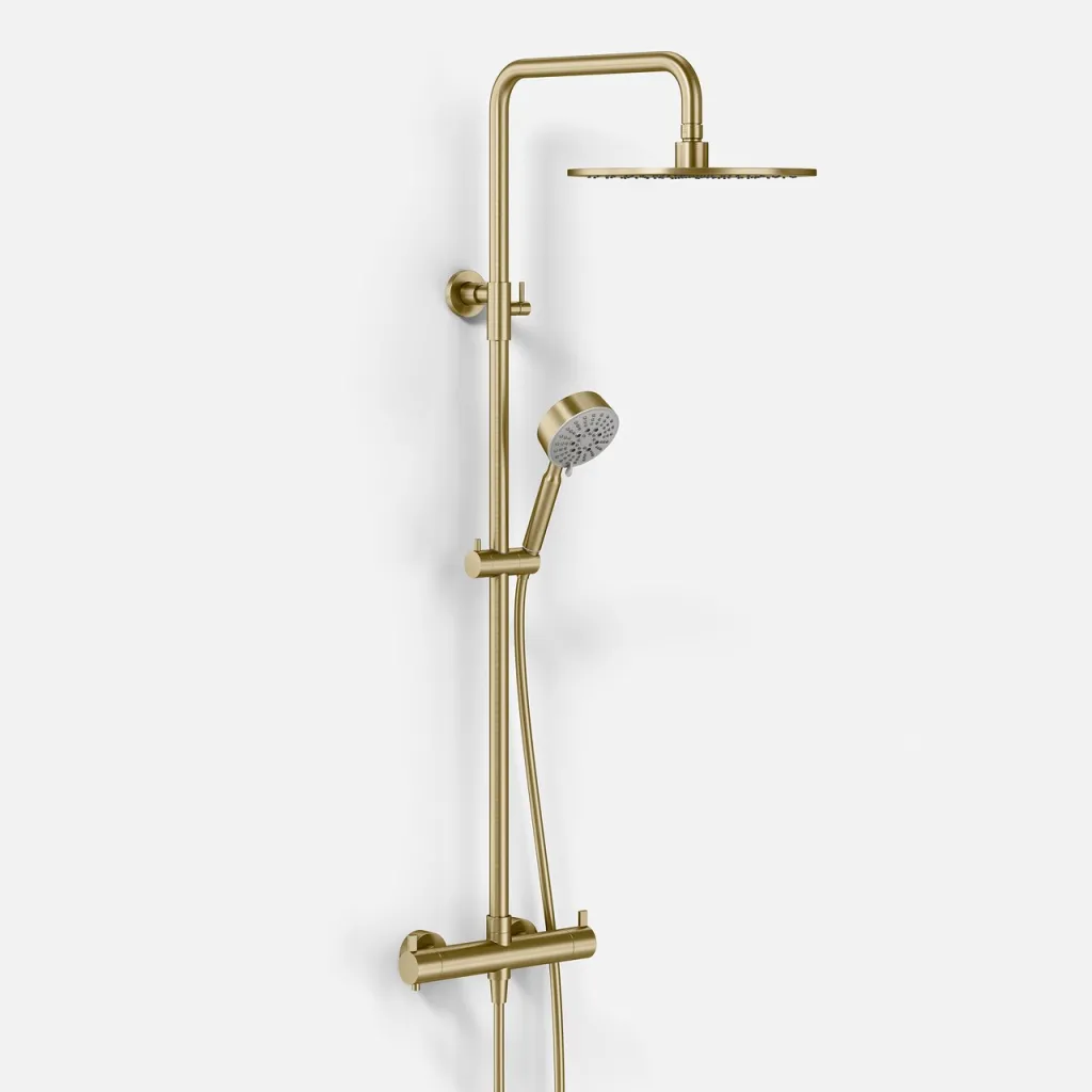 ArkiLife AVAO AABT900 - Thermostat set Ø30 Wellness Rain, PVD Brushed Brass