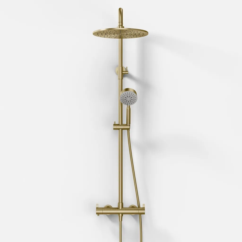 ArkiLife AVAO AABT900 - Thermostat set Ø30 Wellness Rain, PVD Brushed Brass