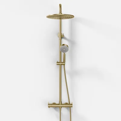 ArkiLife AVAO AABT900 - Thermostat set Ø30 Wellness Rain, PVD Brushed Brass