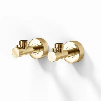 Vetro VST02 - Valve set angle II, Brass Natural