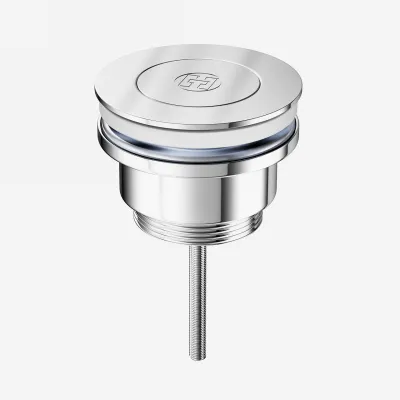 Hassel&Teudt HBV01 - Universal push-open bottom valve, Chrome